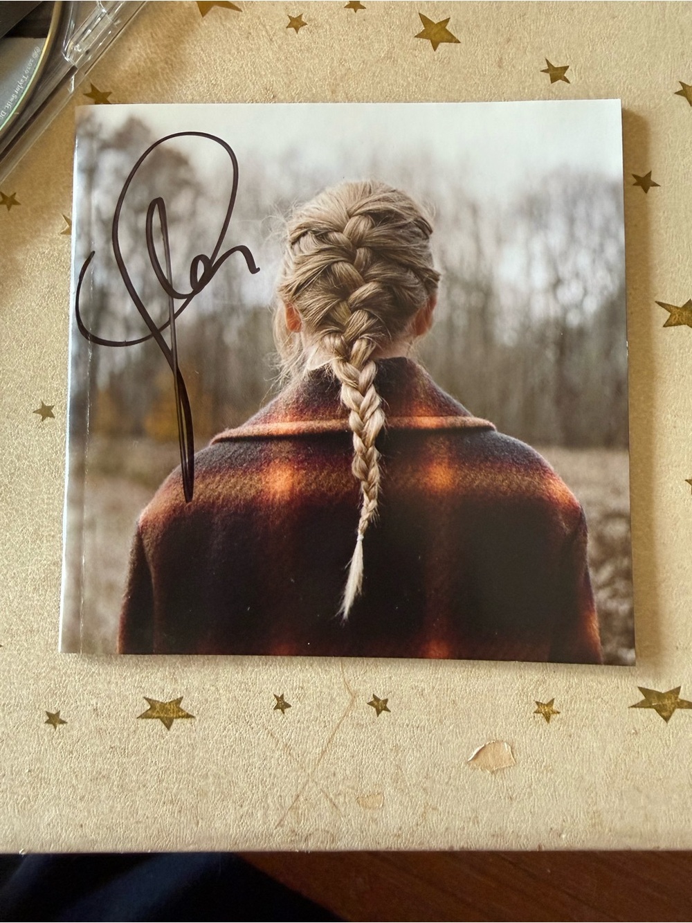 Taylor Swift Signed Evermore CD